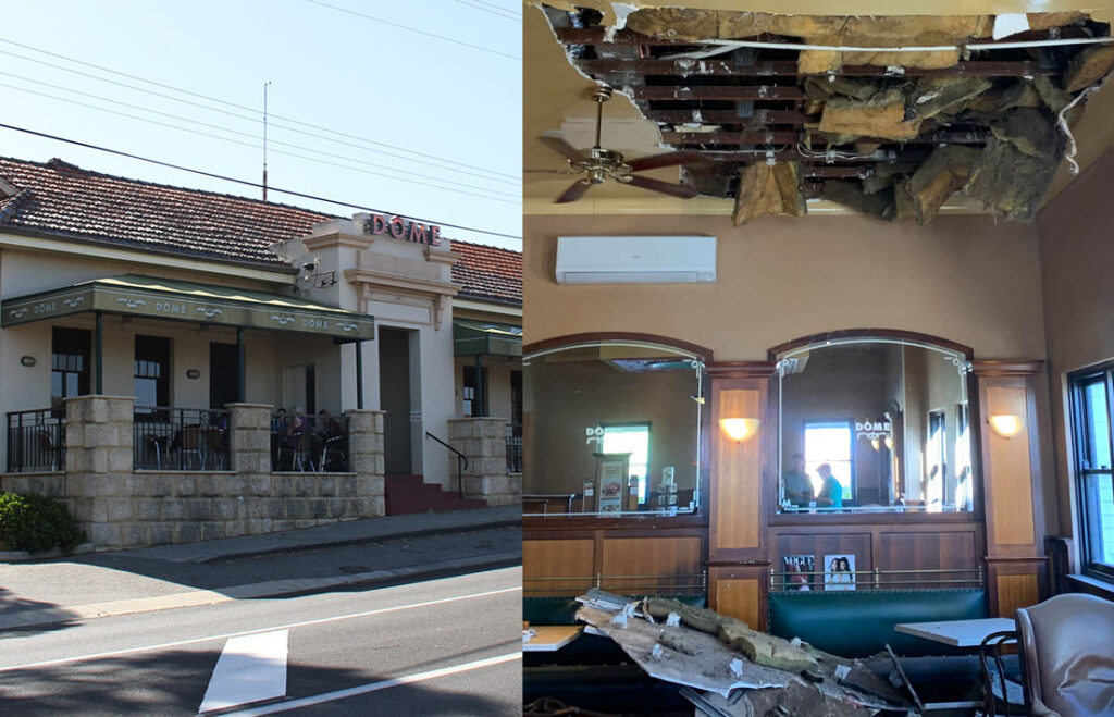 Roof collapses in Kalamunda café Echo Newspaper