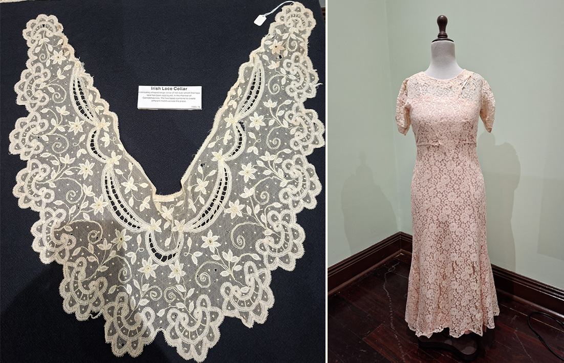 A fine example of late 1800s Irish lace.